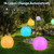 GEEDIAR 4 Pack Solar Floating Pool Lights Inflatable Waterproof IP68, 14” Solar Swimming LED Glow Globe Outdoor Pool Ball Lamp, Pool Accessories for Inground Pools- 4 Pcs.