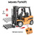 KidsFaves Giant Remote Control Forklift 1:10 Scale 13 Inches Tall 8-Channel Full-Featured Forklift Construction Toy Truck Rc Truck Toy Birthday Gift Idea for Kid KidsFaves Giant Remote Control Forklift 1:10 Scale 13 Inches Tall 8-Channel Full-Featured Forklift Construction Toy Truck Rc Truck Toy Birthday Gift Idea for Kid