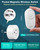 Remote Control Outlet, ELECTOP 15A/1500W Wireless Outlet Power Switch, No Wire Long Range Electrical Switch Plug On/Off for Lights, Fans, Christmas Lights, Household Appliance, 4000V Anti Surge
