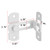 INIRET 4 Packs Matte White 90 Degree Flip Barn Door Lock Latches，Stainless Steel Gate Latch Security Door Latch for Barn Door Safety Door Lock,Sliding Door Antique Lock Wine Cabinet Closet