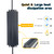KBLEDLAMP LED Driver 300W 12V Power Supply, IP67 Waterproof, AC 100-130V to DC 12V 25A Low Voltage Transformer Converter Power Adapter with 3-Prong Plug for Outdoor LED Lights Industrial Landscape