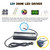 KBLEDLAMP LED Driver 300W 12V Power Supply, IP67 Waterproof, AC 100-130V to DC 12V 25A Low Voltage Transformer Converter Power Adapter with 3-Prong Plug for Outdoor LED Lights Industrial Landscape