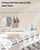 Vikaqi Clothes Drying Rack 95 Inches Folding Outdoor Indoor, Drying Rack Clothing Collapsible, Foldable Laundry Drying Rack, Heavy Duty Stainless Steel Clothesline, 20 Hooks 12 Clips