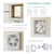 SAILFLO 6 Inch Small Window Shutter Exhaust Fan, 7.7 x 7.7 Inch Cutout, 145CFM 25W Wall-Mounted Ventilation Fan Air Extractor for Bathroom Home Bedroom Attic, φ6 Inch Impeller