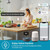 Smart Light Switch 2 Gang Single-Pole Switch 2024 New Model 10A, Works with Siri, Alexa and Google Home,Voice and Remote Control,Neutral Wire Required,No Hub Required