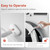 EUDEMON Baby Safety Washer/Dryer Door Stopper,Front Load Washer Door Prop for Kids, Child Washing Machine Door Holder, Safety Door Lock for Washer & Dryer (1 Pack,White)