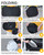 Bestview Front Windshield Sun Shade Compatible with Jeep Grand Cherokee 2011-2021, Foldable Reflective Sunshade for Car Front Window, 3 Layers 210T Material