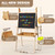 JOYOOSS Easel for Kids Ages 4-8 Easels for Toddlers Art Kids Easel Ages 8-12 Wooden Drawing Easels Double-Sided Magnetic Whiteboard Chalkboard with Paper Roll for Kid Dry Erase Board