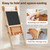 JOYOOSS Easel for Kids Ages 4-8 Easels for Toddlers Art Kids Easel Ages 8-12 Wooden Drawing Easels Double-Sided Magnetic Whiteboard Chalkboard with Paper Roll for Kid Dry Erase Board