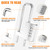 MeBantoo Cabinet Lock with Combination, Adjustable U-Shaped Combination Cabinet Lock Latches for Gym Locker, Closet, Fences, Luggage, Double Doors (Silver - 1pc)