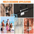MeBantoo Cabinet Lock with Combination, Adjustable U-Shaped Combination Cabinet Lock Latches for Gym Locker, Closet, Fences, Luggage, Double Doors (Silver - 1pc)