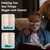 Reading Glasses with Lights USB Rechargeable Magnifying Glasses Lighted Readers Glasses Lighted LED Magnifying Eyewear Hands Free Magnifier Eyeglasses for Women Men Reading Lighted Eye Glasses+250
