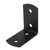 10 Pcs 2'' x 2'' L Bracket, Black Corner Bracket for Wood Furniture