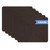 Azobur Sofa Fabric Repair Patch, 6 Piece Microfiber Patches, Self Adhesive Fabric Sofa Patch Repair Fabric, Luxurious Look, Quick Fix Sofa.(Dark Brown)
