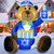 TURNMEON 6 Ft Height Hanukkah Inflatables Decorations Bear Holding a Dreidel and Menorah with Built-in LED Lights Blow up Inflatables Chanukah Decorations Outdoor Yard Garden Lawn Home Holiday Party