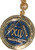 RecoveryChip 33x3mm Reflex or Elegant AA Medallion Sobriety Chip Holder 22" Necklace 18k Gold Plated