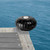 Corner Dock Bumper Wheels, Boat Dock Bumpers Wheel Rollers,Dock Wheel Bumper Fender for Docking Boat,Inflatable 12",Smooth Rolling,Marine Grade,with Heavy-Duty Hardware-Black