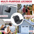 Lifronkit Car Window Lock Box for Turo, Black Portable Lockbox for Car Keys, Car Key Lock Box Fit for Ride Share, Turo, GetAround, with Sturdy Large Capacity, Protective Cover, Weather Protection