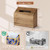 YANGQIHOME Acacia Hand Towel Box Cover Compatible with Kleenex Disposable Paper Hand Towels, Wall Mounted Paper Towel Holders, Hand Towel Holder for Bathroom, Car, Tabletop