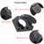 UTV ATV Shovel Holder & Tool Mount, Quick-Release Molle Panel Rubber Clamps for Ford Truck, for Jeep Off-Road Vehicles, Trailers, RVs, Boats, 1-1/7" to 1-3/7" Diameter Fit (Medium - 4 Pack)