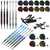 Turnart Darts Plastic Tip - Professional Soft Tip Darts Set for Electronic Dartboard 12 Pcs 18 Grams with 50 Extra Tips 24 Flights 2 Flight Protctors and Tool Kit Gift Darts (Blue)