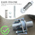 2PCS Car Exhaust Manifold Bolts,Steel M10x1.5 mm Exhaust Bolts and Nuts Kit with Springs for Exhaust Gasket,Professional Exhaust Flange Bolts Car Accessories for Most Cars (Silver)