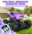 DOUBLE E Remote Control Car for Girls 1/12 Scale Monster Trucks Dual Motors Off Road RC Trucks, Girls Toys Gifts for Girls Daughter Kids, Birthday Gift Ideas, Purple DOUBLE E Remote Control Car for Girls 1/12 Scale Monster Trucks Dual Motors Off Road RC Trucks, Girls Toys Gifts for Girls Daughter Kids, Birthday Gift Ideas, Purple