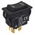 HY60D Rocker Switch (Pack of 2) - RET-EXT 20A 125VAC 4Pin Pushbutton Switch, (ON)-Off-(ON) Push Button Switch