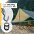 RiaYer 165FT Outdoor String Light Hanging Kit, Heavy Duty 1/16" Vinyl-Coated 304 Stainless Steel Cable, Globe Light Suspension System, Anti-Sag Guide Wire Rope with Turnbuckle Patio, Garden & Deck