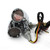 MISS MOLY Chrome Motorcycle LED Turn Signals RED Light Brake Running Tail Light Bullet