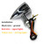 MISS MOLY Chrome Motorcycle LED Turn Signals RED Light Brake Running Tail Light Bullet