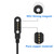Compatible with PLAUD Note Voice Recorder Charger, Magnetic Replacement Charger Compatible for PLAUD Note Voice Recorder (Black)