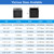 BOPOREAE 4 Pcs 1-3/4" x 1-3/4" Square Rubber Chair Leg Caps, PVC Table Leg Covers, Flexible & Anti-Slip Furniture Leg End Caps, Chair Leg Floor Protectors for Bar Stool Leg Patio Indoor, Black