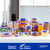 Sistema KLIP IT PLUS Food Storage Container | 5.5 L Square | Airtight & Stackable Meal Prep Container with Lid | School Lunch Box | BPA-Free | 1 Count
