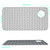 GUUKIN Sink Protectors for Kitchen Sink - 28.6"x 14.5" Silicone Kitchen Sink Mat Grid for Bottom of Farmhouse Stainless Steel Porcelain Sink with Right & Left Drain（Grey）, 2814R