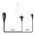 TIDRADIO Walkie Talkie Earpiece with Mic 2 Pin Acoustic Tube Headset TD-M8s TD-V2 TD-H3 TD-H8 H-777 RT21 RT22 RT68 Baofeng UV-5R Mini BF-F8HP 5RM UV-5G UV-32 DM-32 GM21 2 Way Radio-2 Pack