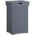 Function Home Trash Can Cabinet, 13 Gallon Kitchen Garbage Can, Wood Recycling Trash Bin, Freestanding Dog Proof Trash Can, Farmhouse Trash Cabinet with Lid for Home Kitchen Bathroom, Grey