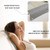 Moukeren 3 Pieces Recliner Headrest Protector Headrest Cover for Recliner Chair Sofa Covers Couch Chair Head Protector for Sofa Furniture Protectors(Light Gray)