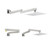 18.5 Inches Straight Extended Pivoting Shower Arm With Flange, Rain Shower Head Extension Arm, Square 360°Swiveling Foldable Shower Arm, Wall-Mounted Brushed Nickel Stainless Steel