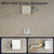 18.5 Inches Straight Extended Pivoting Shower Arm With Flange, Rain Shower Head Extension Arm, Square 360°Swiveling Foldable Shower Arm, Wall-Mounted Brushed Nickel Stainless Steel