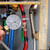 UHARBOUR Manometer Gas Pressure Tester, Manometer LP Gas Pressure Tester Gauge 0-35" W.C, 1/8" NPT Fitting with Barbed Connection, 40" Hose
