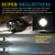 BUNKER INDUST Flush Mount LED Light Pods 5 Inch LED Work Light Bar Pair 48W Driving Bumper Lights Flood Spot Combo Off Road Fog Lights Waterproof for Tractor Truck ATV UTV Golf Cart