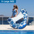 COOLCOOLDEE Pool Float with Canopy,Cup Holder - XL Pool Chair Lounge Float with Adjustable Sun Shade Cover, Drink Holder,Ergonomic Headrest,Inflatable Pool Float for Adults(Deep Blue)