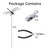 NiHome 12-Pack Large Dragonfly Clip Decoration Set for Garden, Hat, Pet, Indoor & Outdoor Display, Easy Installation Realistic Waterproof PVC Dragonflies (Black)