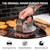 Burger Iron Smash Burger Press, 6 Inch Burger Press, Stainless Steel, Round Flat Bottom, Hamburger Smasher Tool, Ideal For Griddle, Grill, Flat Top, Kitchen Accessories