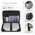 MOSISO 15-16 inch Laptop Hard Case, 15.6 inch Waterproof Shockproof Computer Bag Compatible with MacBook HP Dell, Mechanical Geometric EVA Carrying Sleeve Laptop Case Hard Shell with Handle, Black