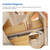 VADANIA 22" Undermount Drawer Slide, Push to Open, Bottom Mounted & Bottom Support, 88 lb Load Capacity, 3-Fold Full Extension, Non-Detachable, Invisible Drawer Slies,1 Pair(2-Pack)
