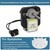 SM550 Bathroom Vent Fan Motor Replacement Kit with Blower Wheel