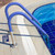 ODDMUCK 4FT Pool Handrail Cover, 48IN Patio Railing Cover with Zipper, Sleeve for Swimming Pools Inground Ladder Stand Hand Rail, Anti-Slip Cool Touch Heat Resistant, Blue 1 Pack