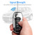 Tukellen for Ford Key Fob Cover Soft TPU Full Protection Key Shell Key Case Compatible with Ford F150 F250 F350 F450 F550 Explorer Ranger Escape Key Shell (Silver)
